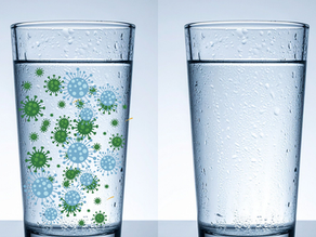 Contaminated Water vs Clean Water