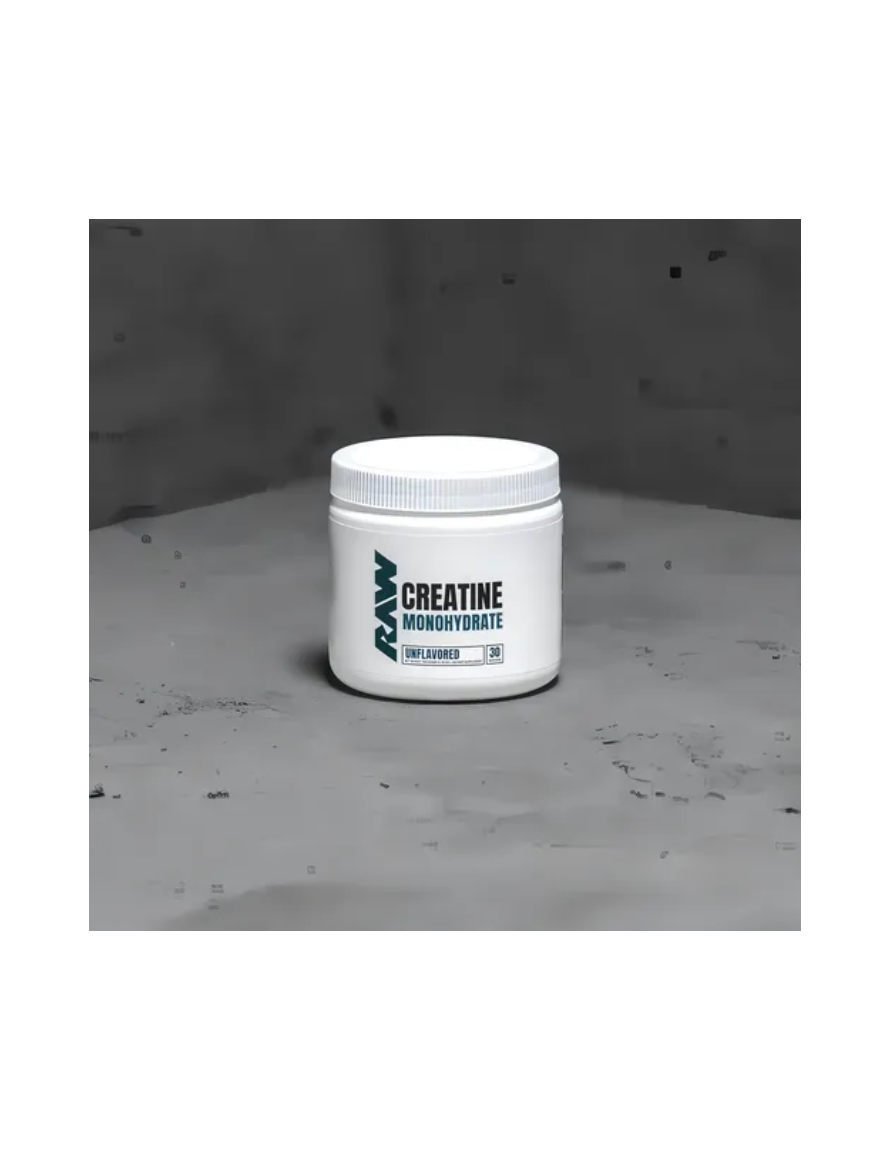 Miniatura: Raw Creatine Mono Unflav 30 Serv -  Monohidrato de Creatina Pura sin Sabor