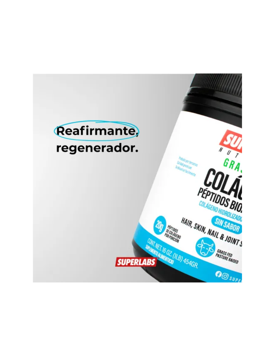 Miniatura: Superlabs Colageno Hidrolizado 454 g Sin Sabor | Colageno para Bienestar General