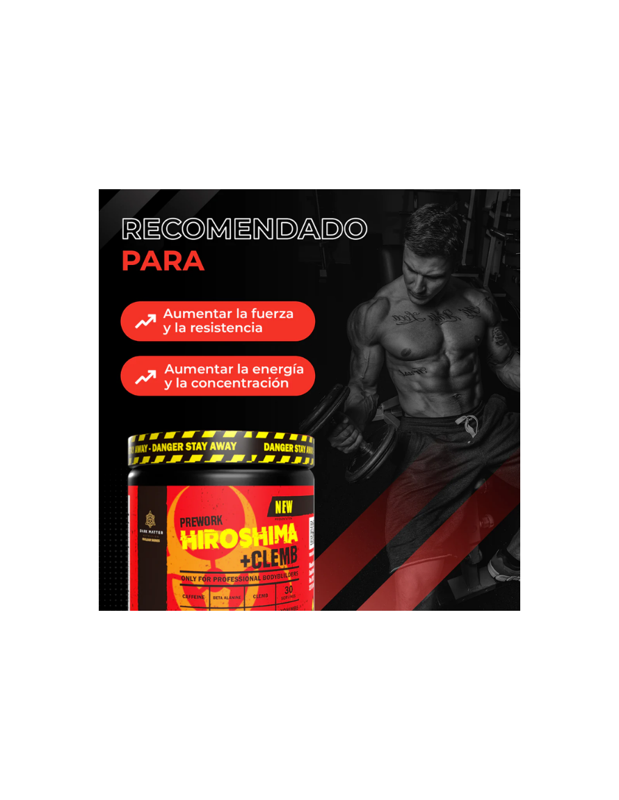 Miniatura: Dark Matter Hiroshima PWO 2.0 30 Serv | Pre Workout de Energia y Rendimiento