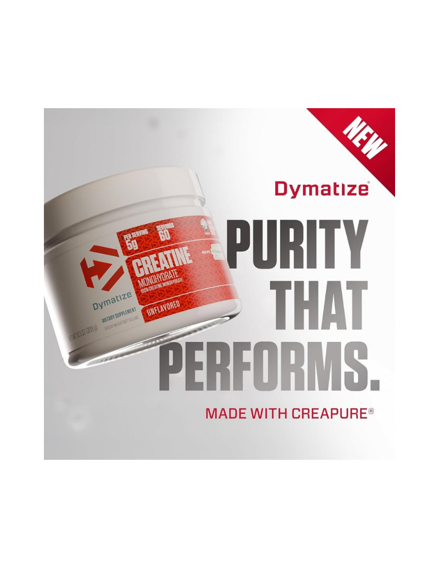 Miniatura: Dymatize Creatine Monohydrate Creapure® 300 g | 60 Serv | Creatina Premium