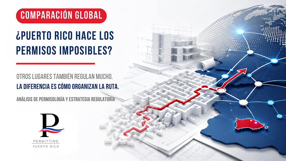 ¿Puerto Rico hace los permisos imposibles? Lo que podemos aprender de otros sistemas alrededor del mundo