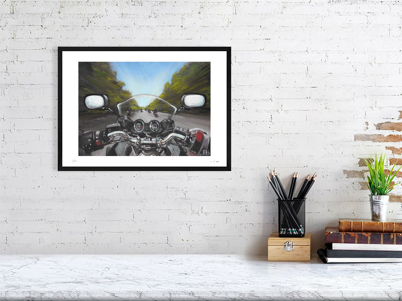 Thumbnail: Biker Tour - LIMITED EDITION PRINT (125)