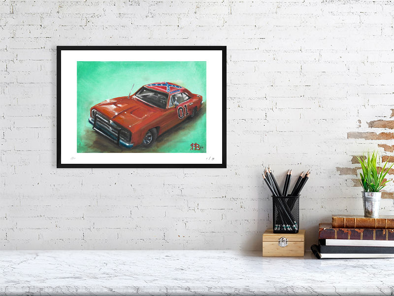 Thumbnail: General Lee - LIMITED EDITION PRINT (125)