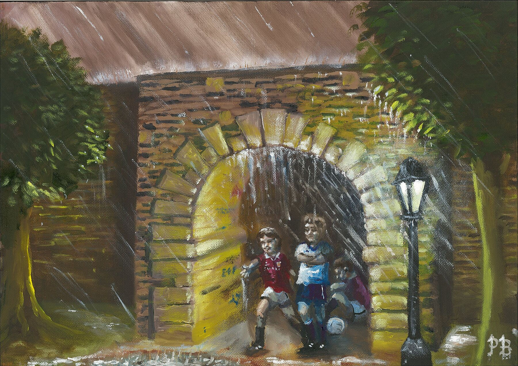 Match Abandoned - LIMITED EDITION PRINT (125)