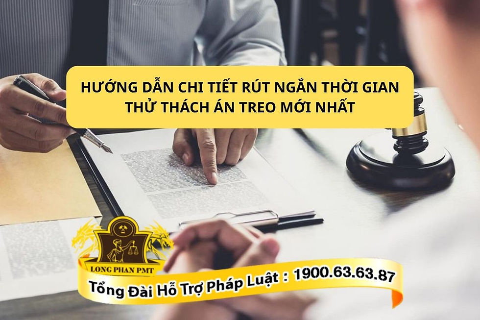 Cơ chế rút ngắn thời gian thử thách án treo theo Luật Thi hành án hình sự