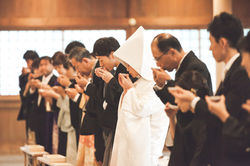 三重県伊勢市の猿田彦神社での結婚式撮影