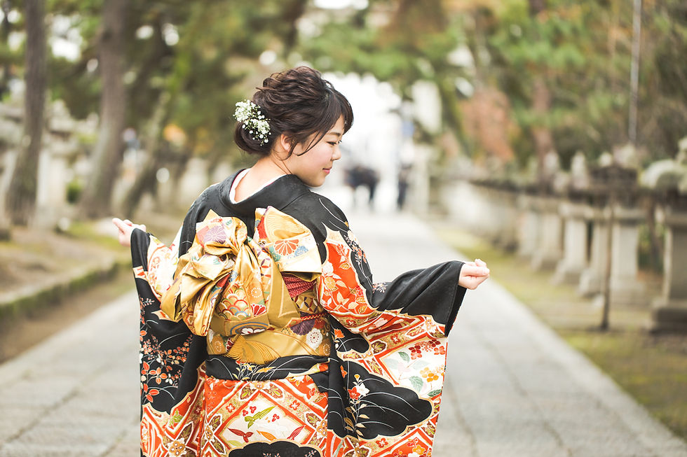 滋賀県長浜市の長浜八幡宮で成人前撮りをフリー出張カメラマンがしました。