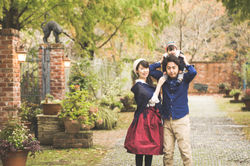 滋賀県米原市のローザンベリー多和田で男の子の１歳お誕生日記念撮影をしまし