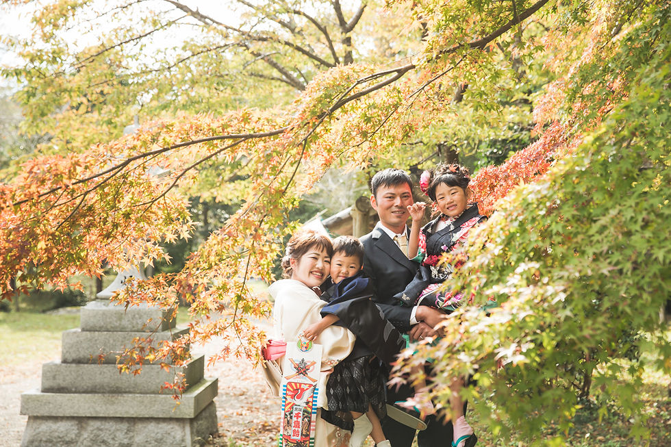 滋賀県近江八幡市安土町の奥石神社で七五三撮影をフリーカメラマンがしました。