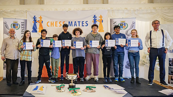 A spirited team participating in the 8th ChessMates International Tournament in Rotterdam, contributing to the event's divers
