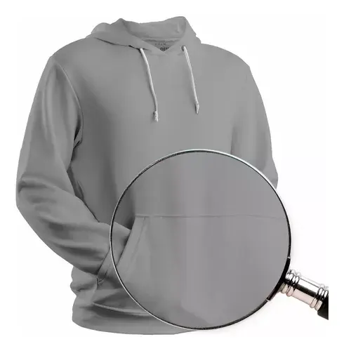 Miniatura: Blusa Moletom Canguru Liso Básico Premium