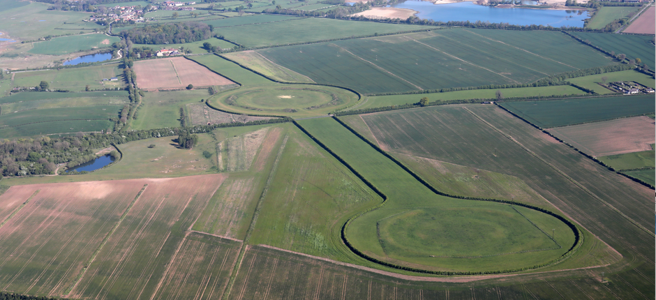 Thornborough Henges an important Neolithic site close to Masham