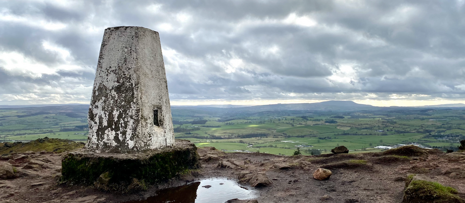 A circular walk up Sharp Haw with a well-deserved beer!