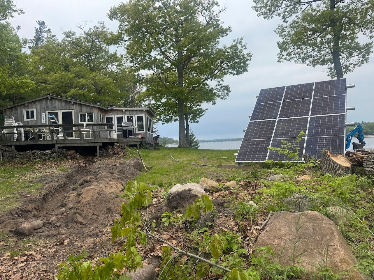 DIY 6 Panel Ground Mount/6kw Hybrid Inverter