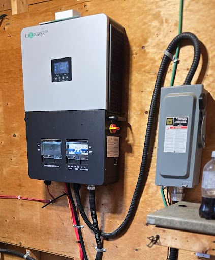 Thumbnail: DIY 6 Panel Ground Mount/6kw Hybrid Inverter