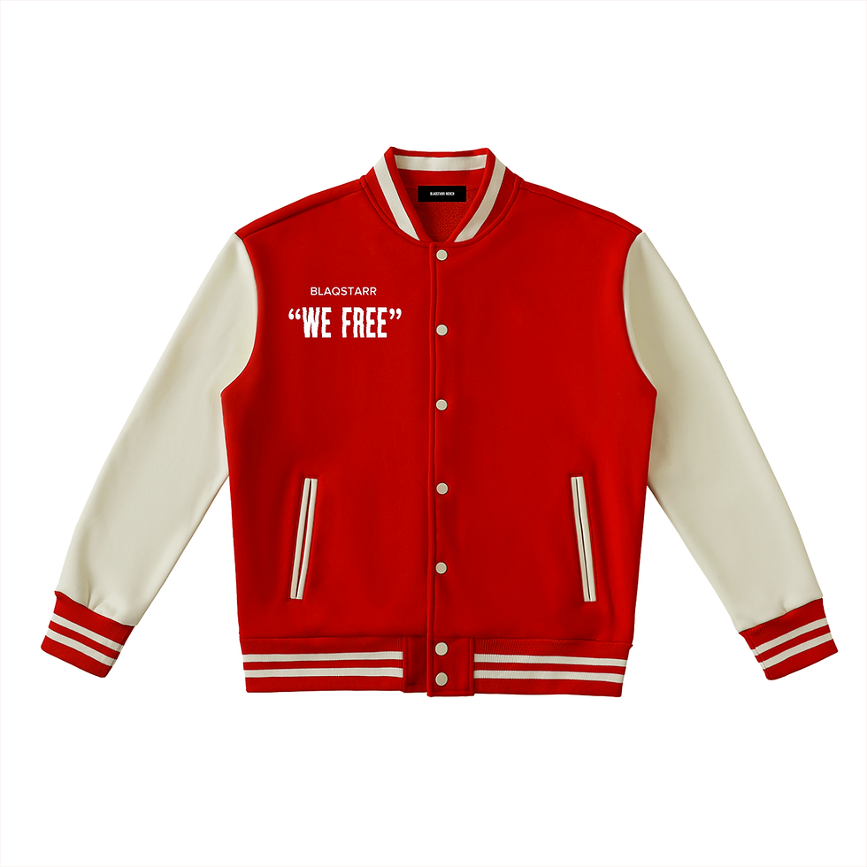 Thumbnail: Two-Tone Fleeced Varsity Jacket