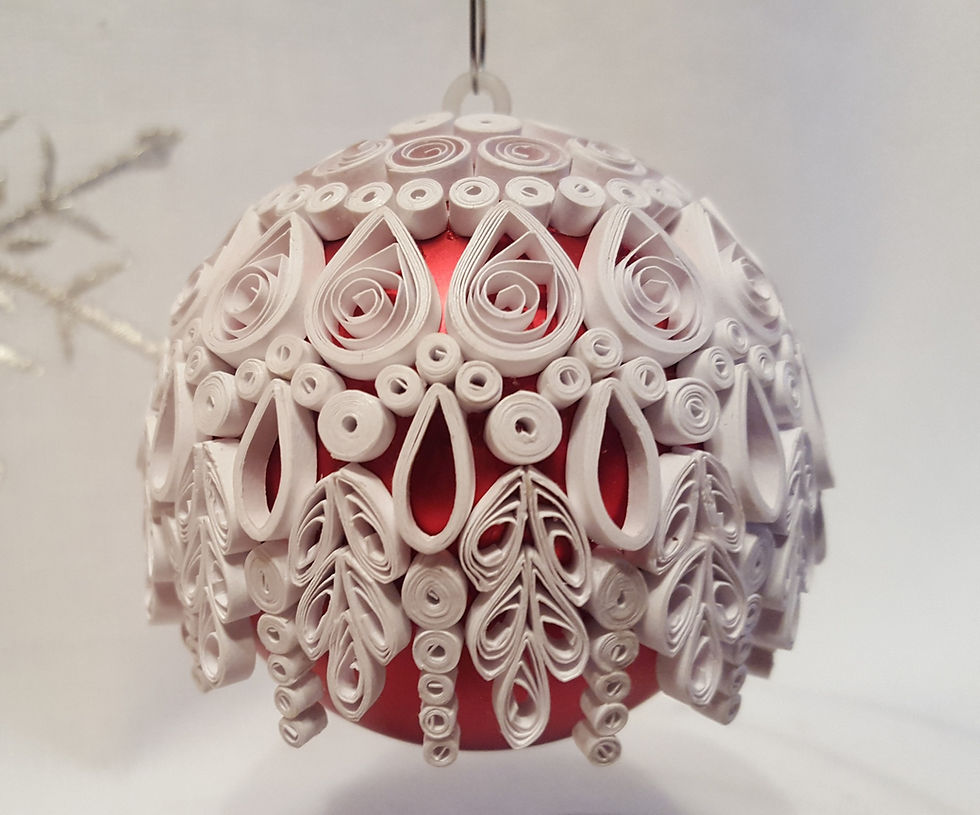 Lacy Chandelier Ornament 1