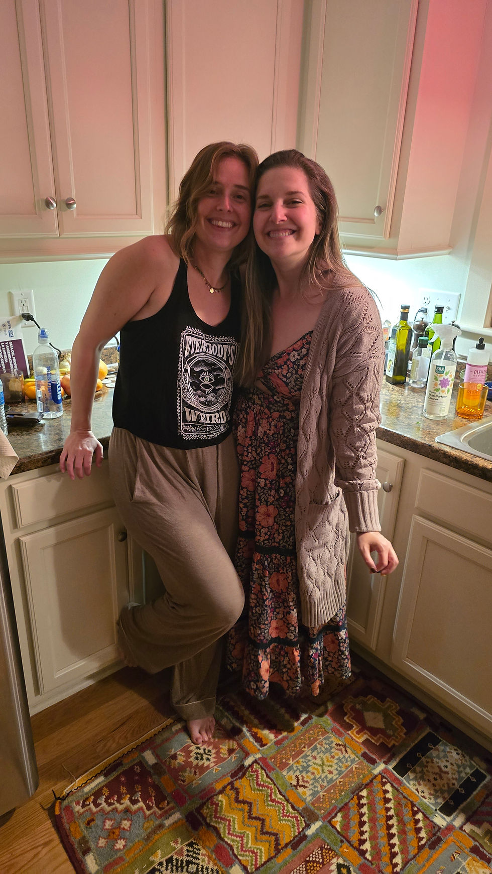 Michaela and friend, Robin.