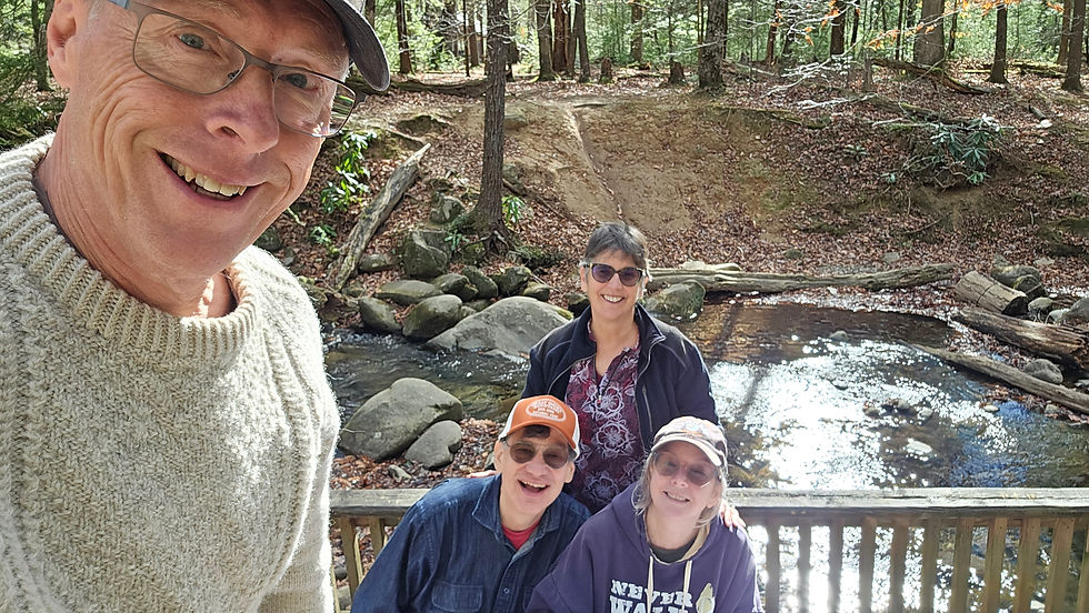 Lunch site near Cades Cove with Robert and Ginger
