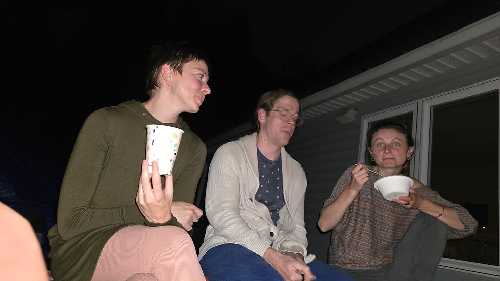 Michaela's 32nd birthday celebration.