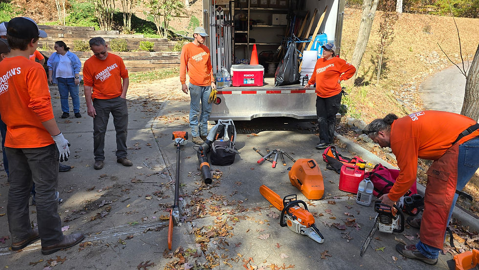 Clean up with Samaritan's Purse
