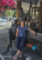 Enjoying the quaint town of Jackson - obviously taken before my shaggy locks were trimmed