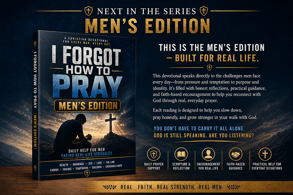 Thumbnail: I Forgot How To Pray - Men’s Edition