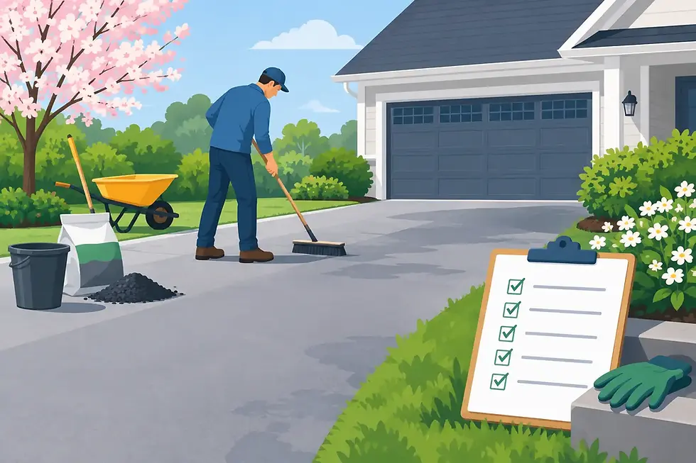 Spring Driveway Maintenance Checklist for Homeowners