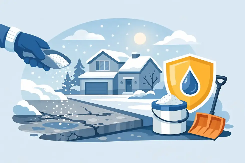 How to Prevent Concrete Salt Damage This Winter