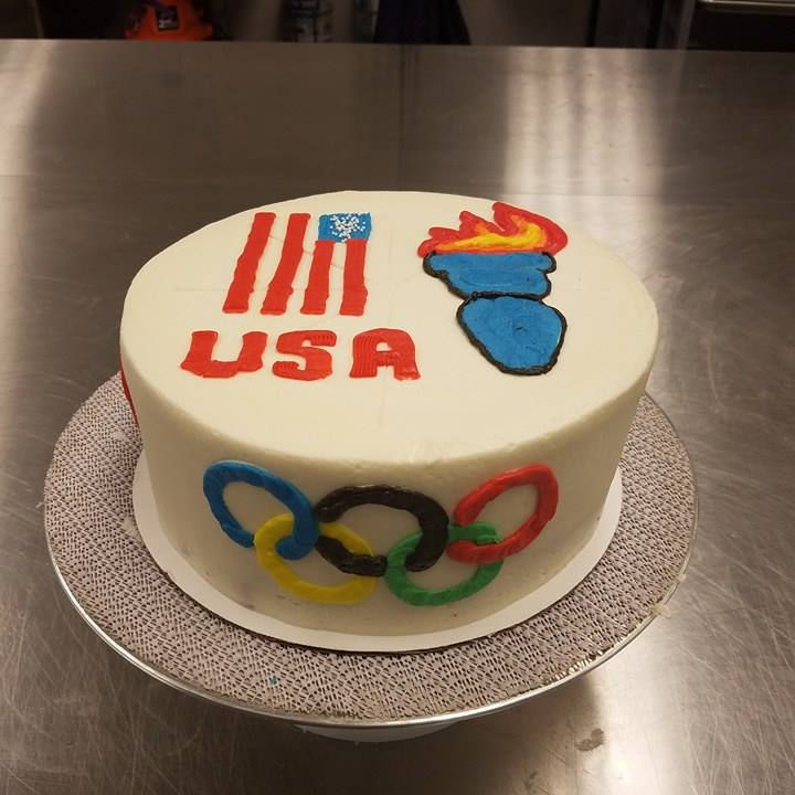 Olympic Theme Cake