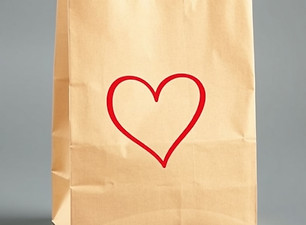 red heart on the side of a paper grocery bag.jpg