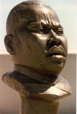 Hon Marcus Mosiah Garvey, Cement Fondu, 28'', 1984