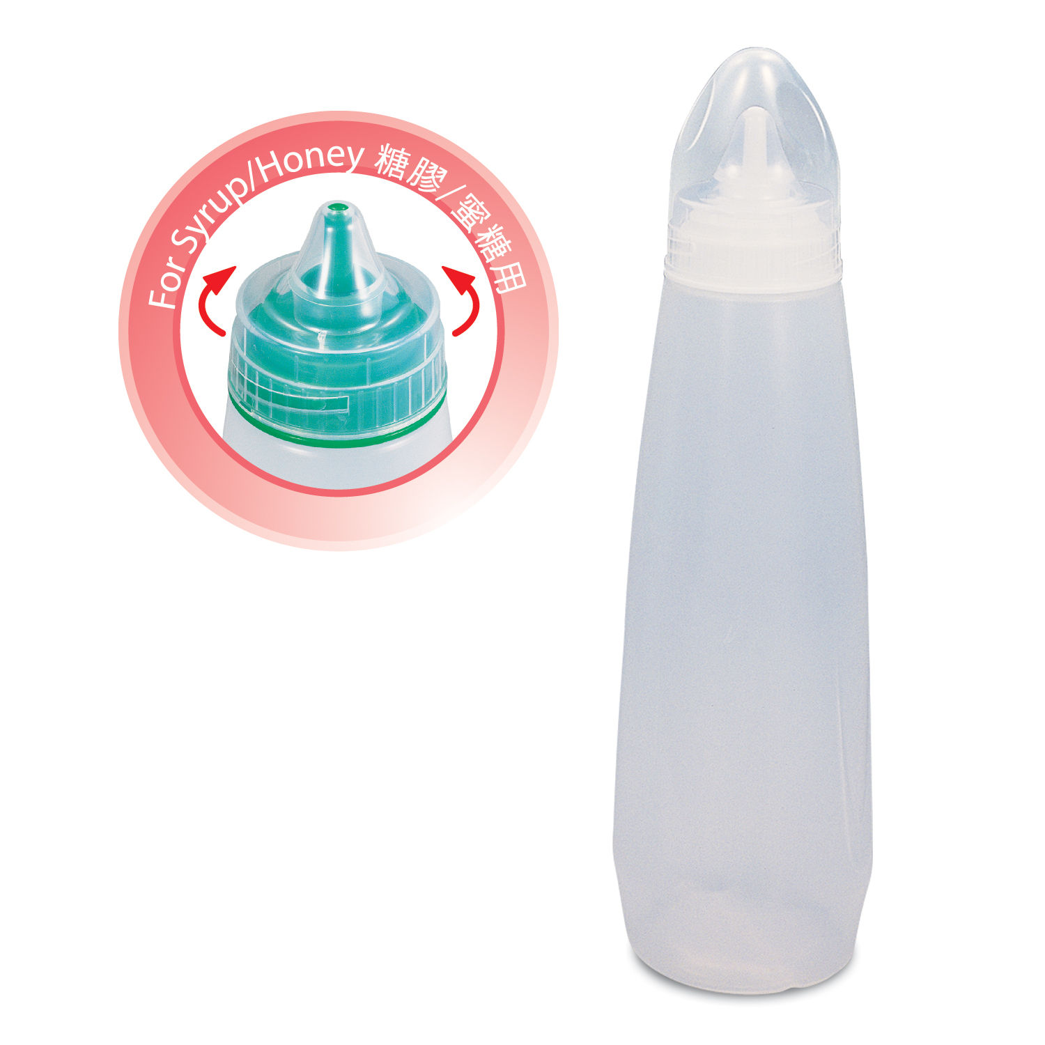 1002/5 多用途調味樽 - 糖膠 / 蜜糖用  	MULTI-PURPOSE SAUCE BOTTLE (SYRUP / HONEY)