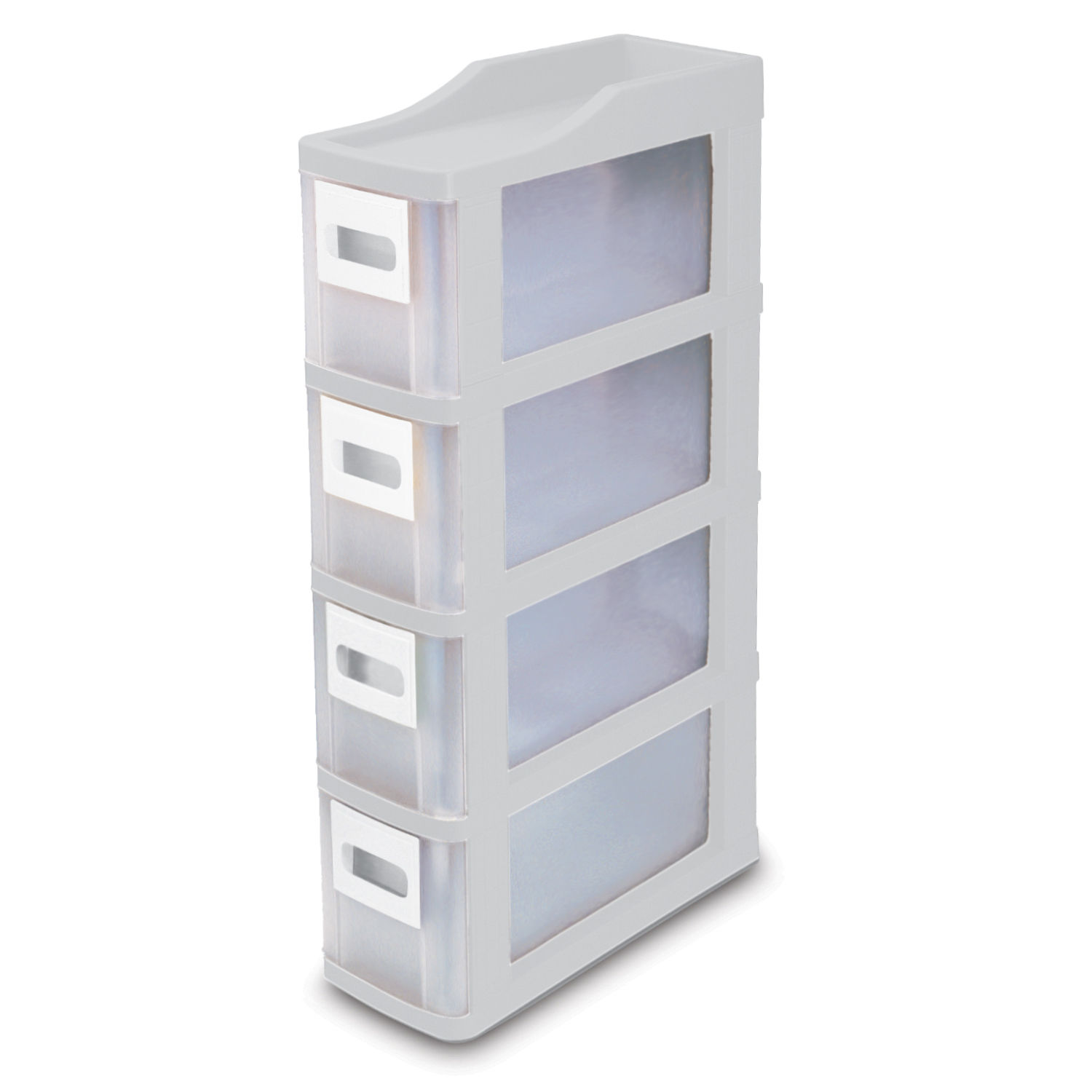 1880 有轆窄身透明組合櫃桶 MULTI-DRAWER SET WITH WHEELS