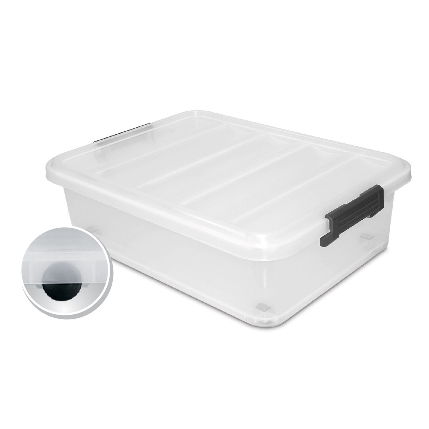 1965/1964 有轆透明衣物箱	STORAGE CONTAINER WITH WHEELS