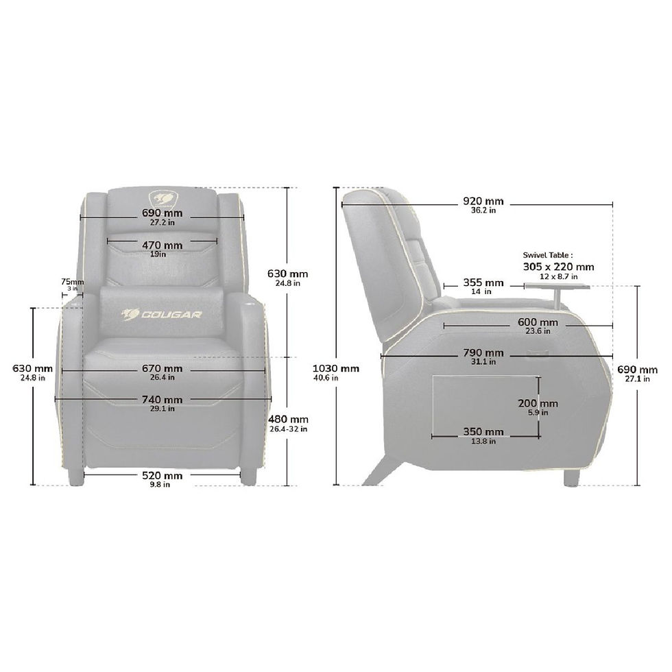 Miniatura: Sofá Cougar Ranger Naranja