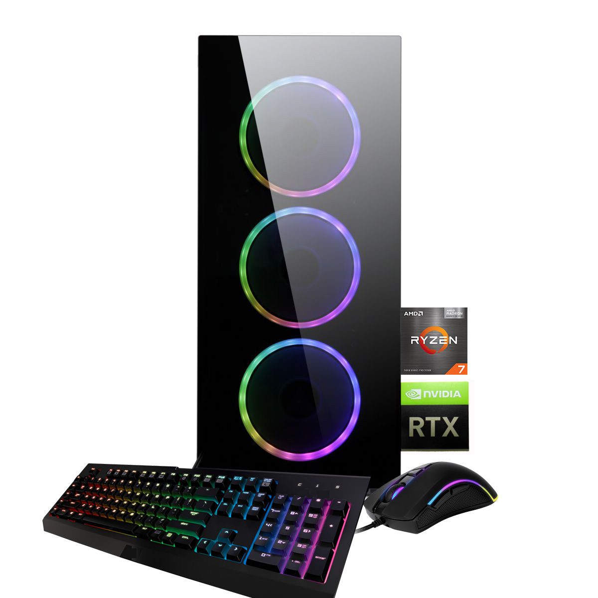 PC Gamer Ryzen 7 Nvidia GeforceRTX 5060 16GB RAM 1TB SSD