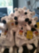 Peluche personnalisée avec broderie pour les mairies