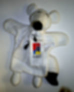 Peluche personnalisée avec broderie pour les mairies