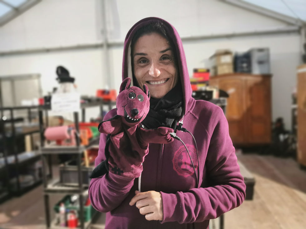 Peluche personnalisée avec broderie pour le Festival Hellfest