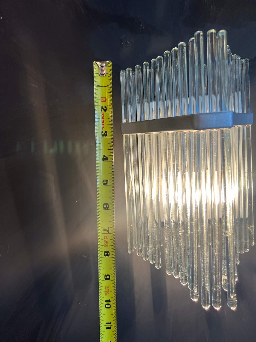 Thumbnail: Glass tube sconces / pair