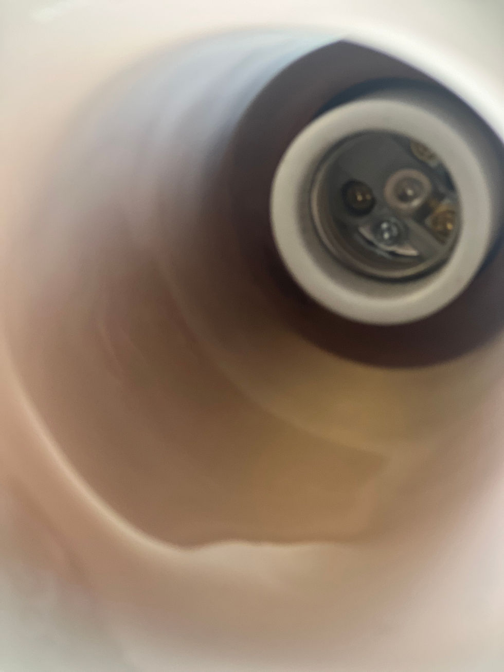 Thumbnail: Art Nouveau 3 arm pan light- RESTORED