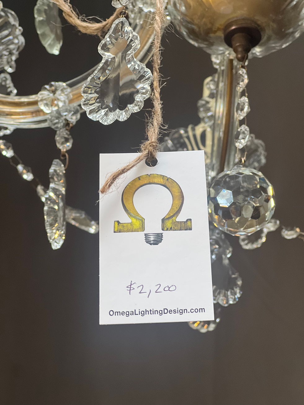 Thumbnail: Restored Maria Theresa Chandelier