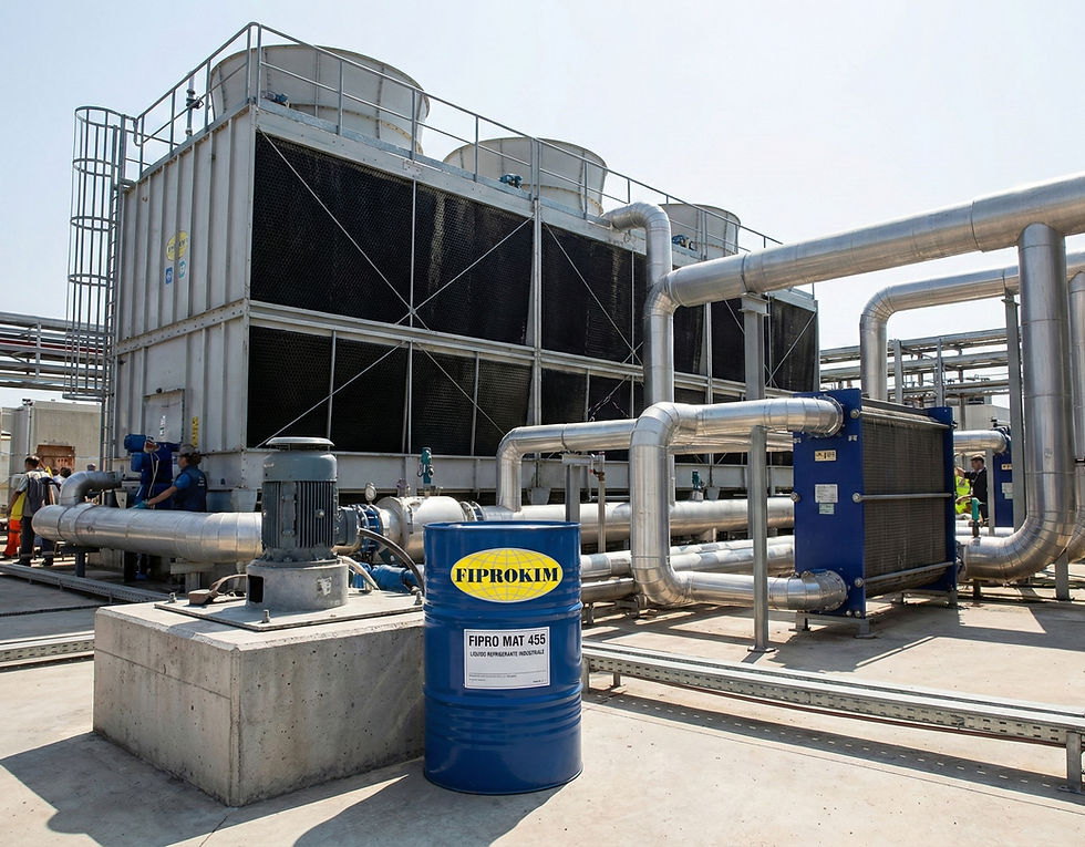 manutenzione industriale antigelo fluido liquido ghiaccio acqua glicole produzione fabbrica fiprokim vicenza