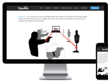 אתר וויקס - WIX - חדש לחברת TakeAim