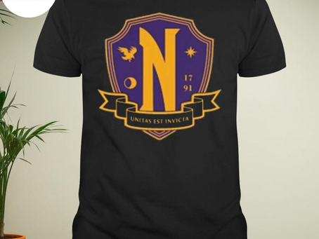 Nevermore academy merch shirt