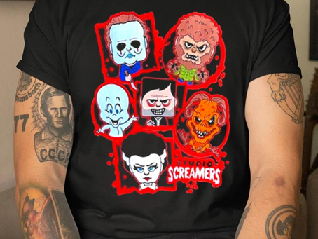 Horror nights 2022 studio screamers lil boo halloween shirt