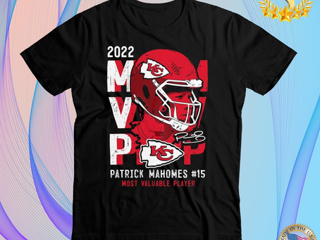 Patrick mahomes Kansas city Chiefs fanatics branded 2022 NFL mvp trendy T-shirt