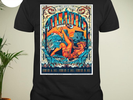Billy strings atlantic city 2023 february 16 17 18 hard rock cafe shirt